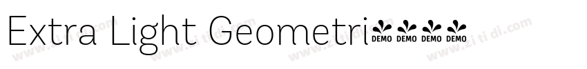 Extra Light Geometri字体转换 Extra Light Geometri字体转换